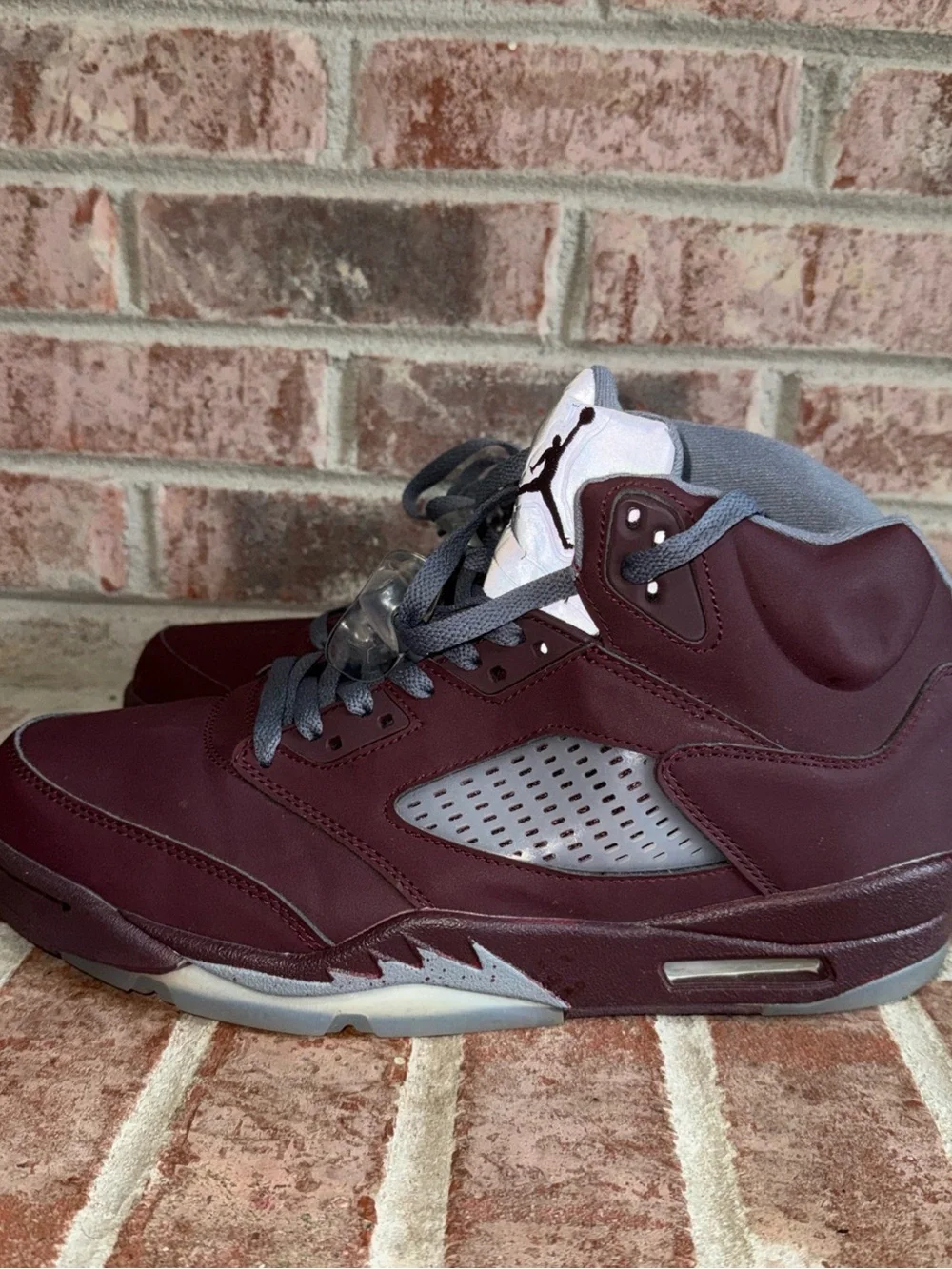 Mens Jordan 5 retro burgundy High-Top Sneakers size 13